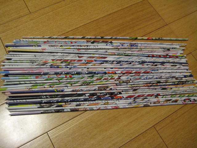 広告チラシかごの材料となるクルクル棒の作り方 Jiro Factory